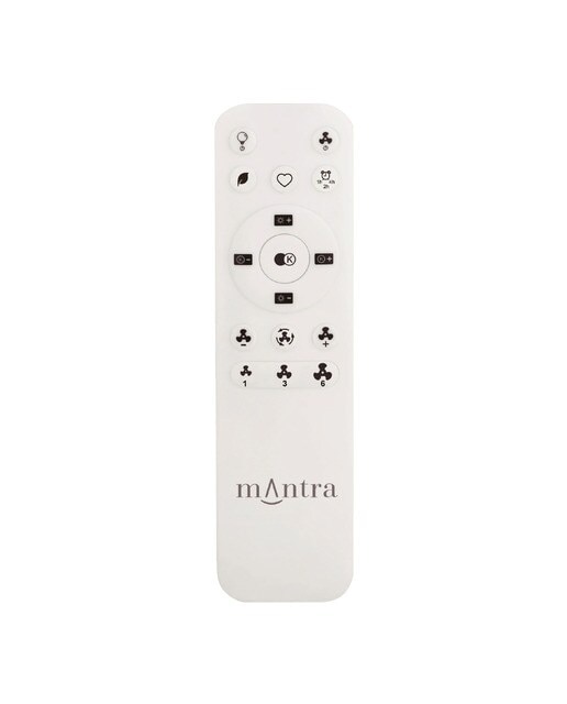 Ventoinha de Teto com Luz LED e Motor DC Mistral Mini Branco-3