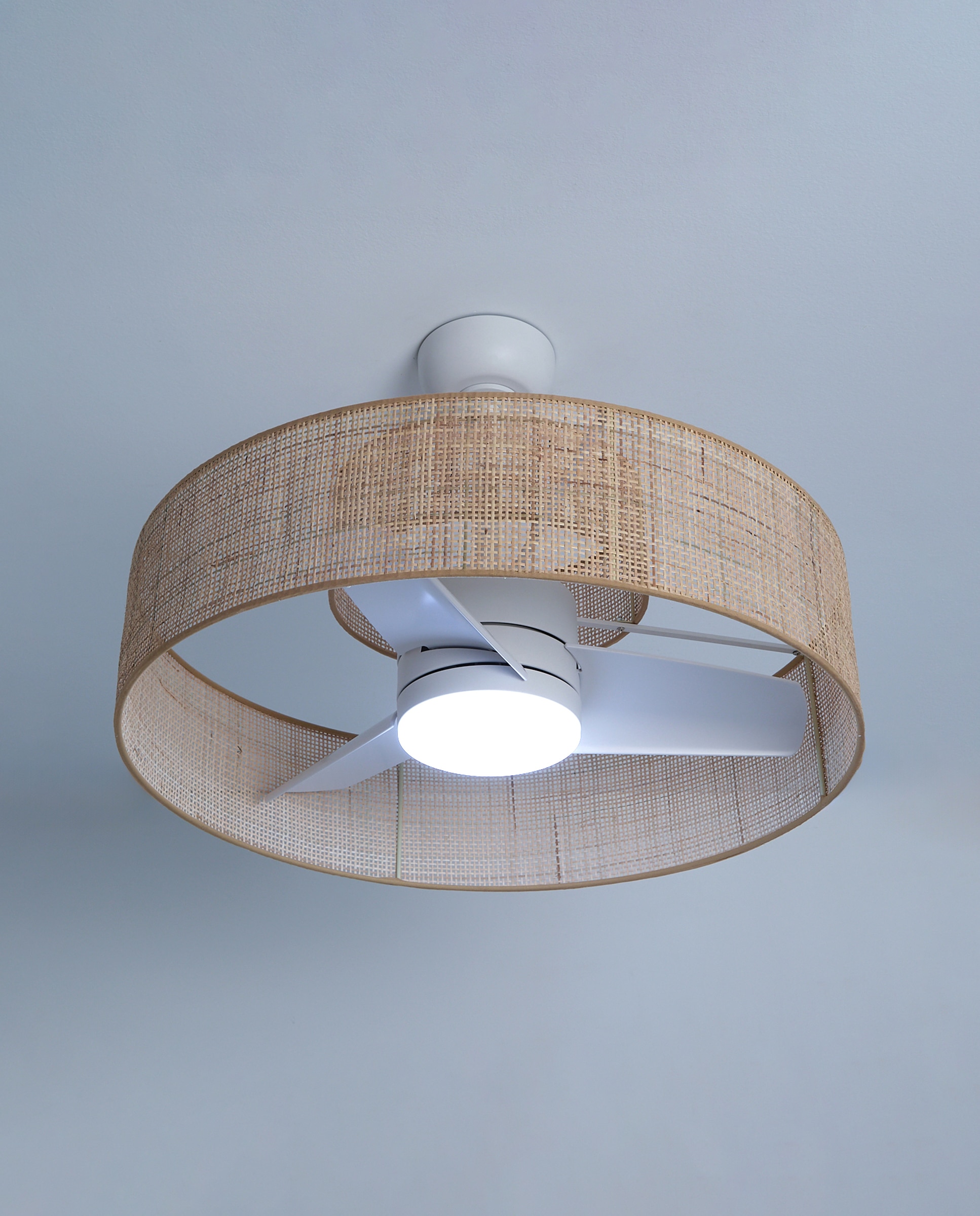 Ventoinha de Teto com Luz LED e Motor DC Nilo XL Natural-3