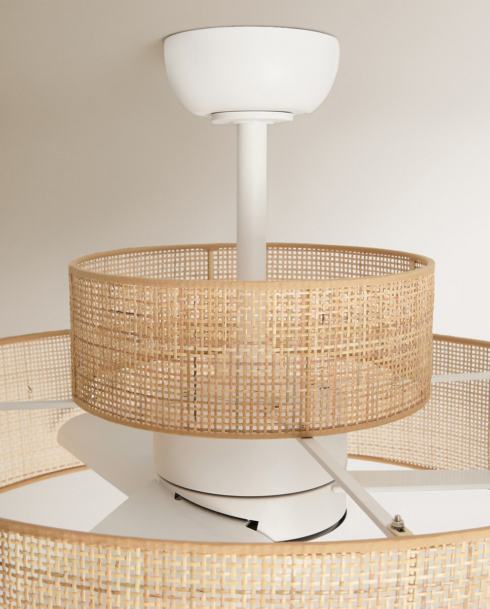 Ventoinha de Teto com Luz LED e Motor DC Nilo XL Natural-5