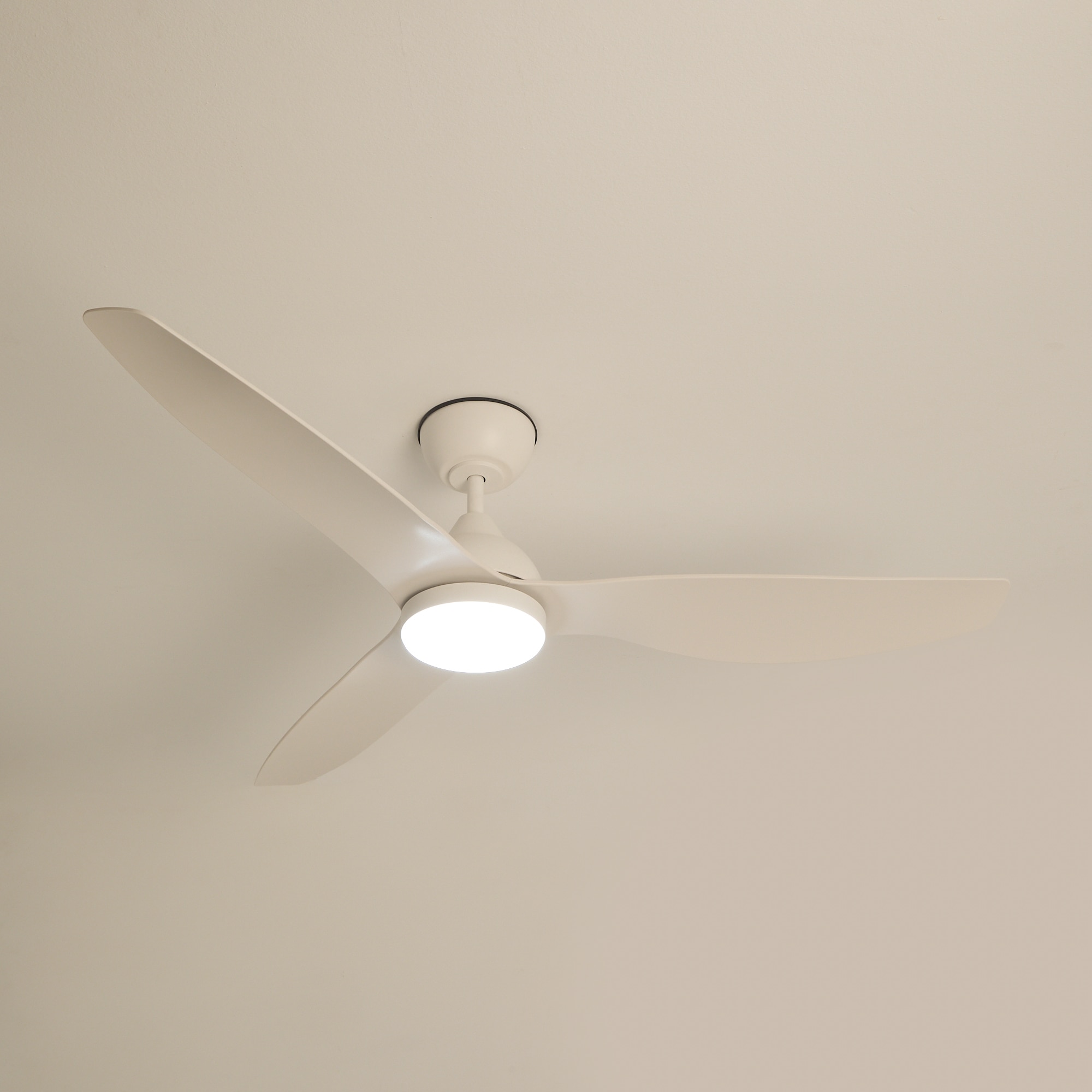 Ventoinha de Teto com Luz LED e Motor DC New Tull - Branco Branco-4