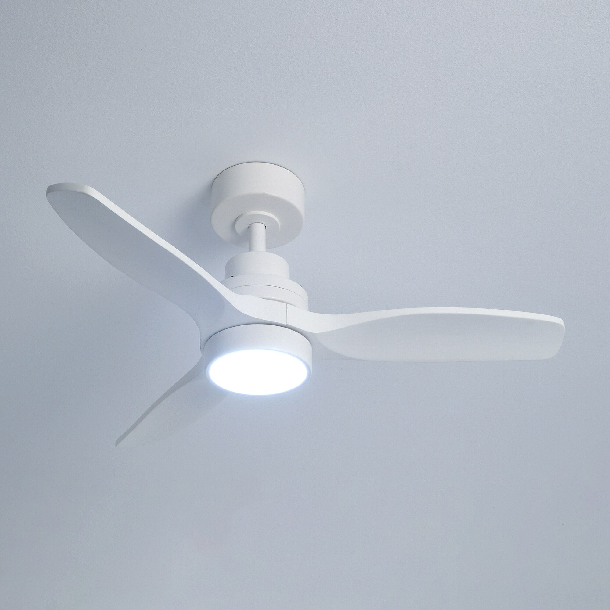 Ventoinha de Teto com Luz LED e Motor DC Son Bou S - Branco Branco-4