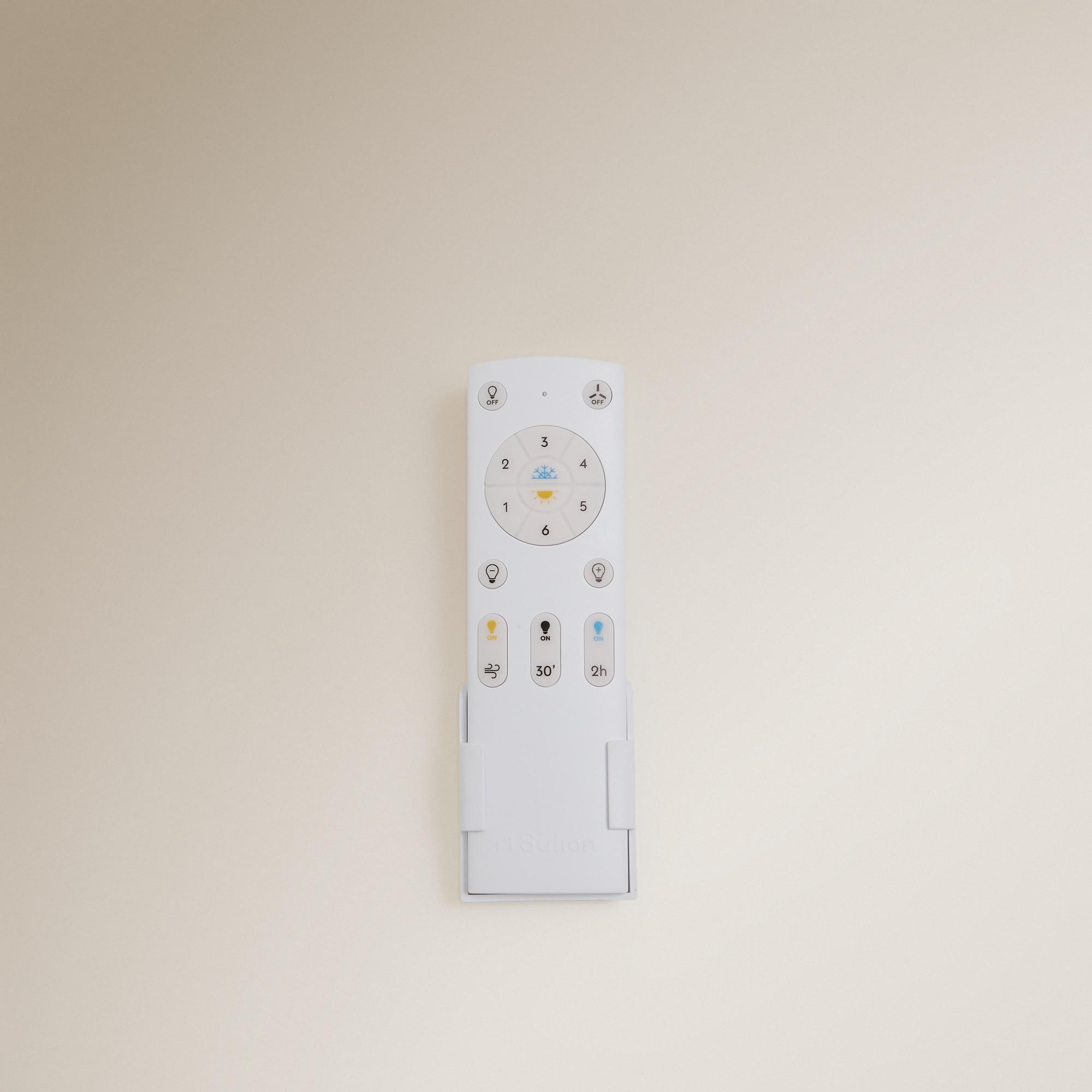 Ventoinha de Teto com Luz LED e Motor DC New Tull - Cru Natural-6