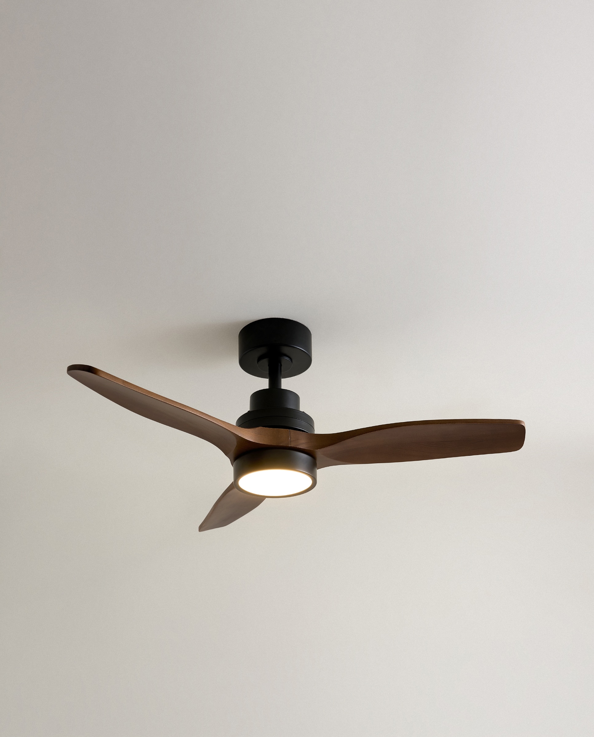 Ventoinha de Teto S com Luz LED e Motor DC Son Bou Castanho-2