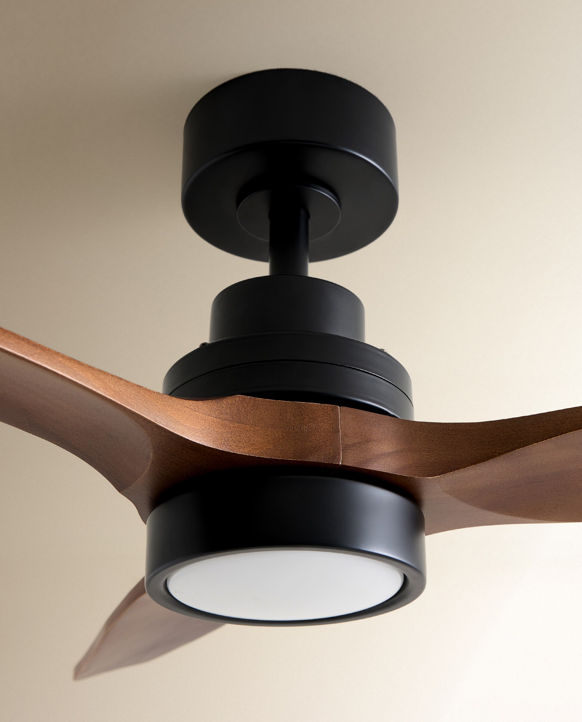 Ventoinha de Teto S com Luz LED e Motor DC Son Bou Castanho-5