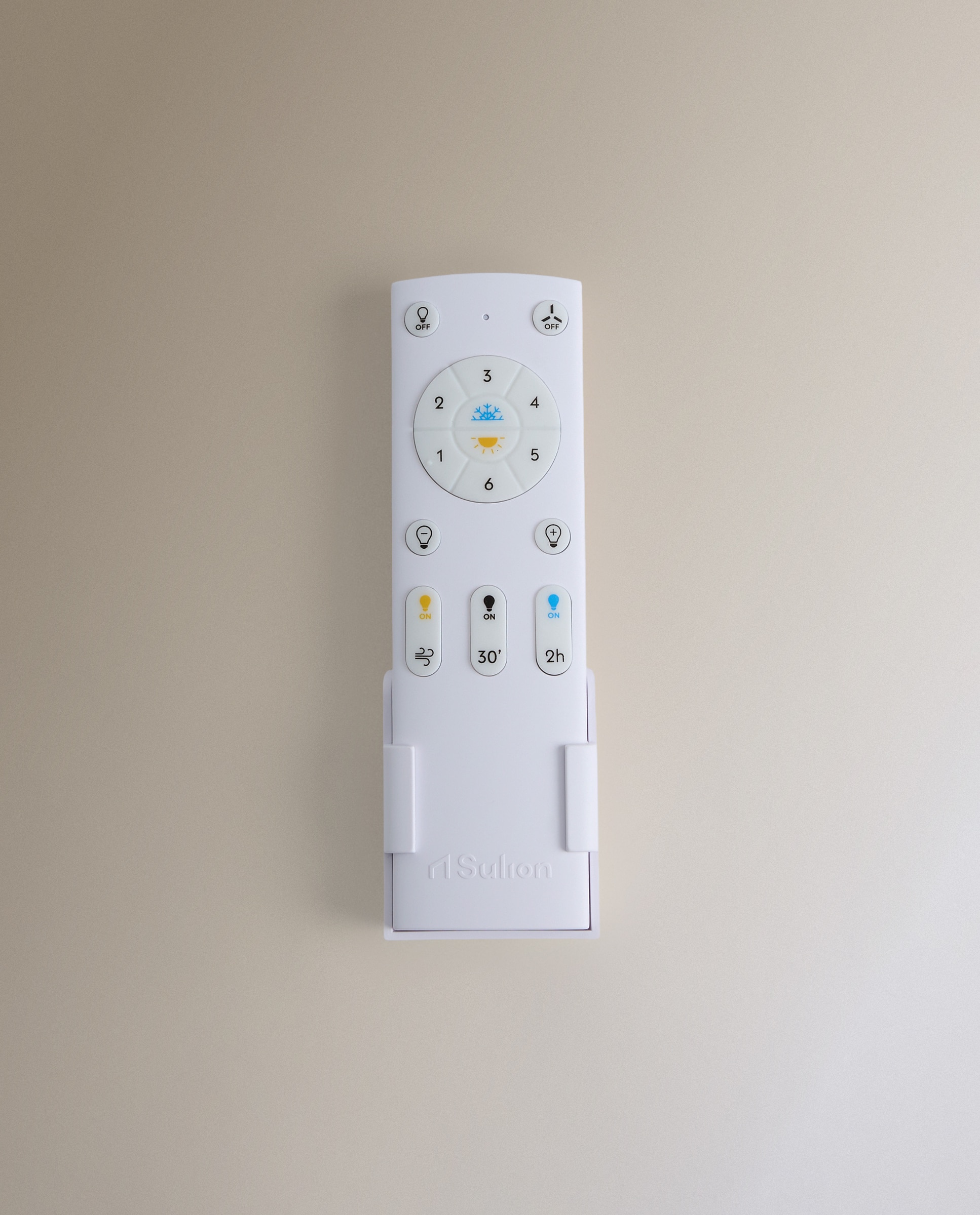 Ventoinha de Teto com Luz LED e Motor DC Alma Castanho-6
