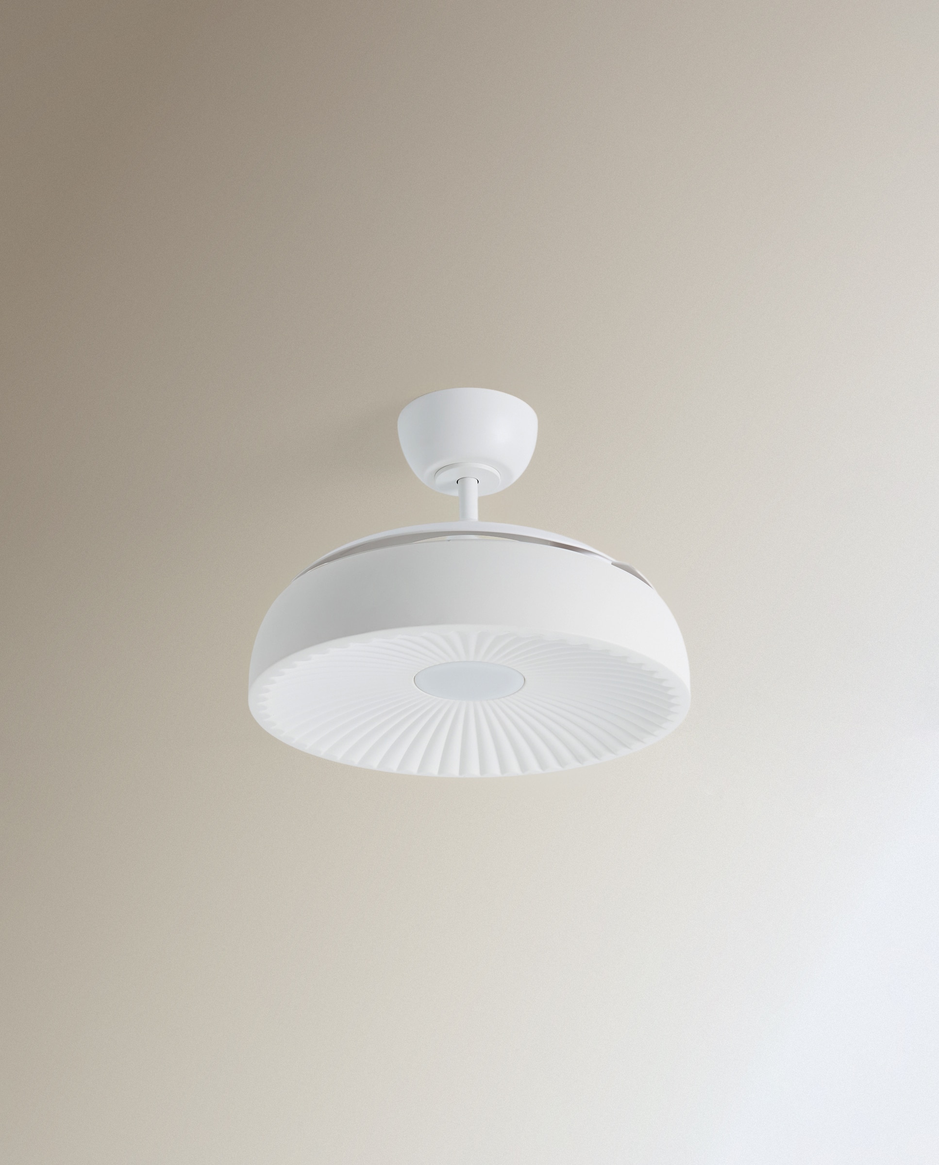 Ventoinha de Teto com Luz LED e Motor DC Victoria Branco-2