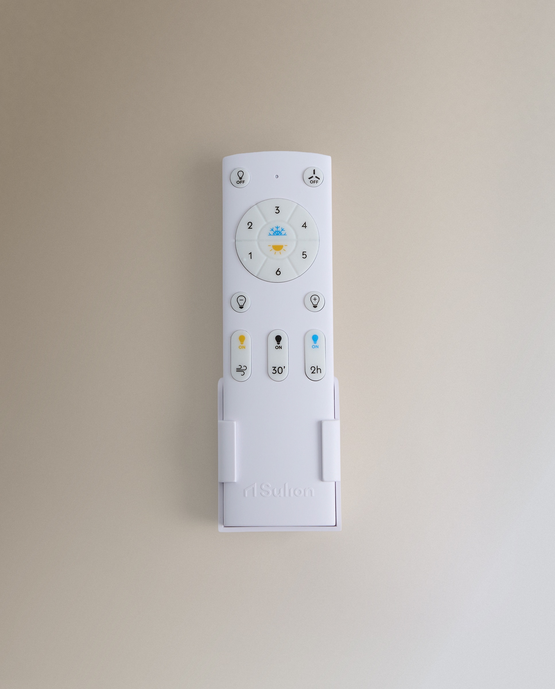 Ventoinha de Teto com Luz LED e Motor DC Victoria Branco-7