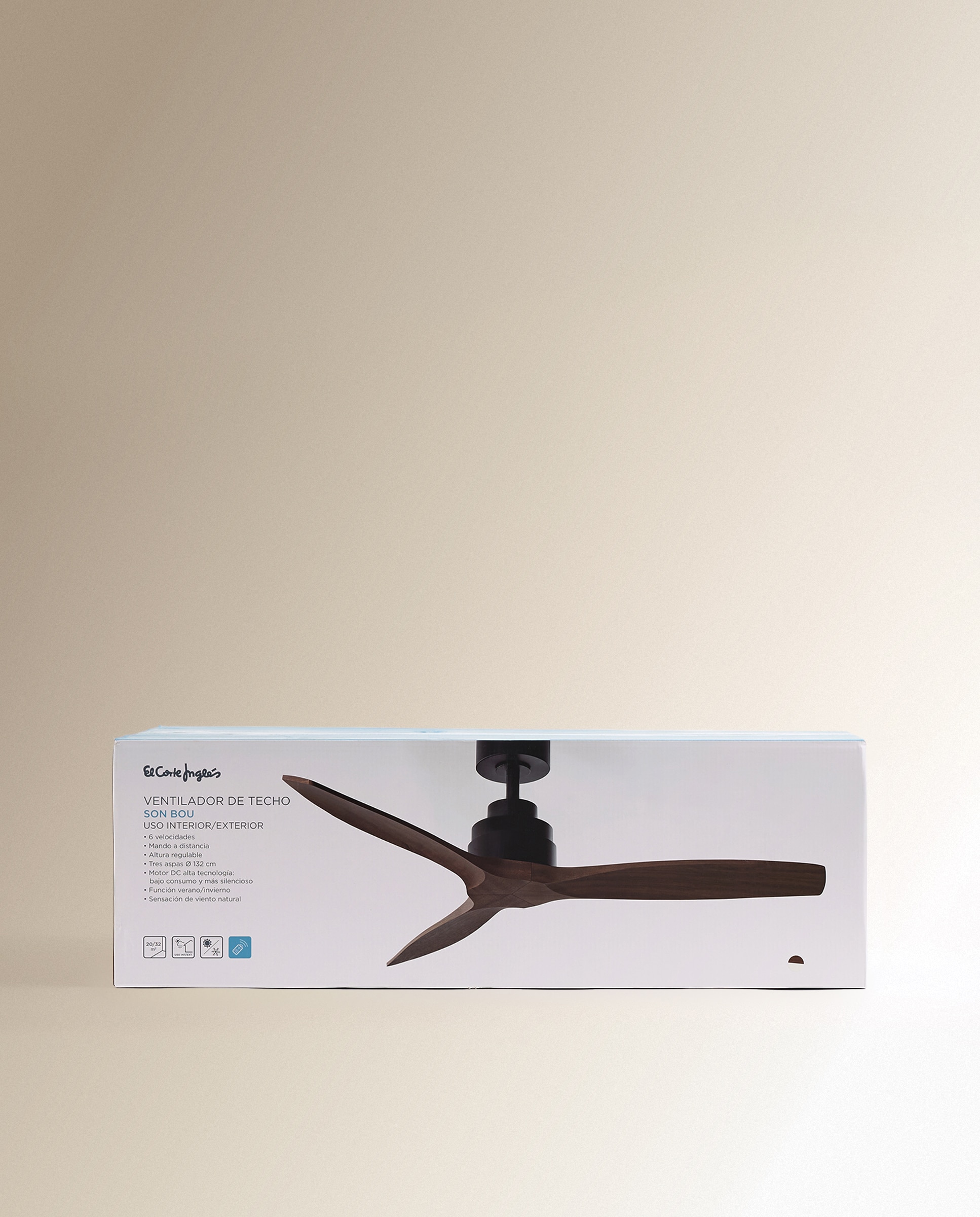 Ventoinha de Teto Son Bou Castanho-4