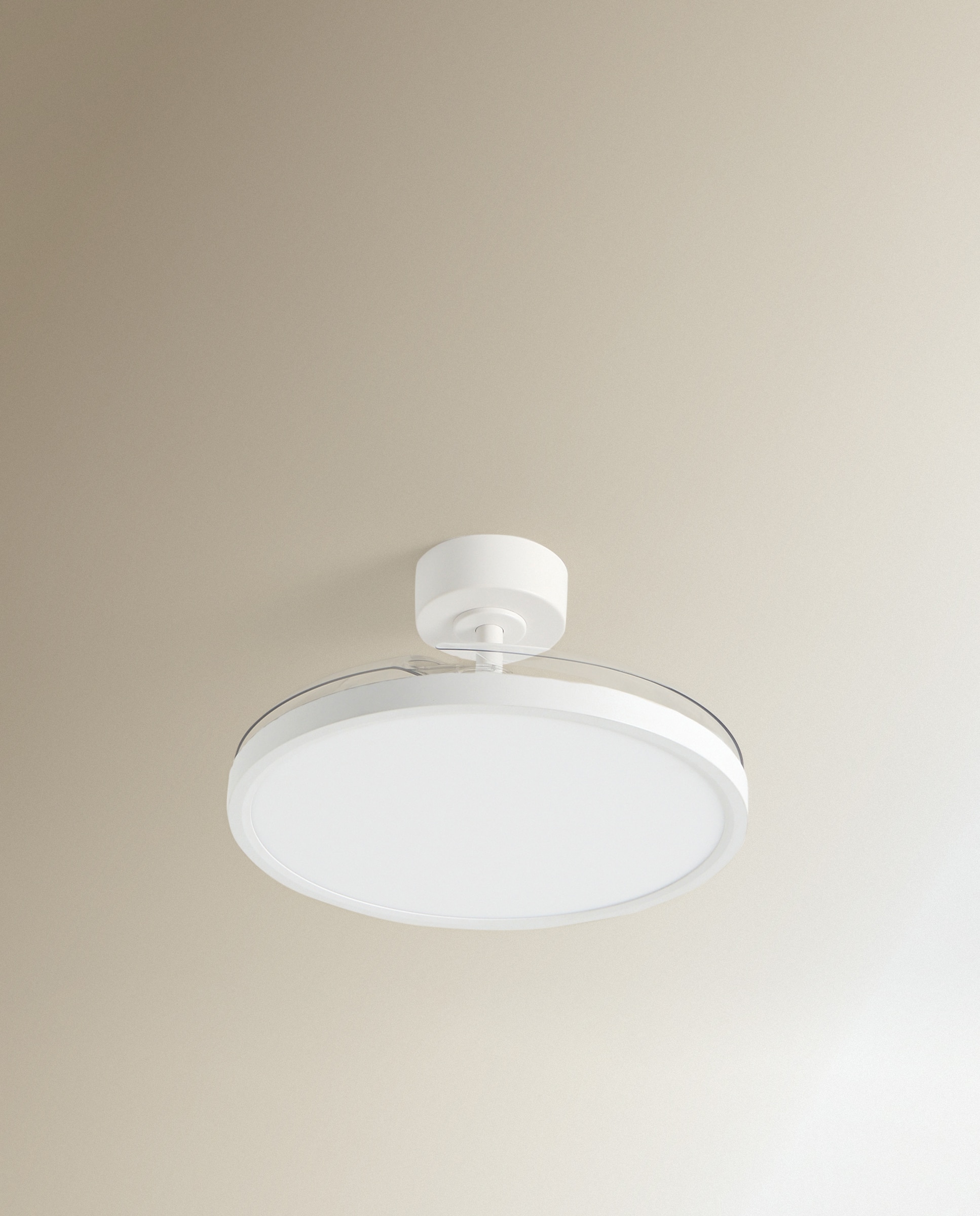 Imagen 2 de Ventilador de techo con luz LED y motor DC Menorca - Blanco Blanco