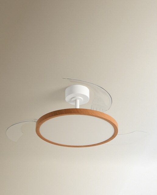 Ventilador de techo con luz LED y motor DC Menorca