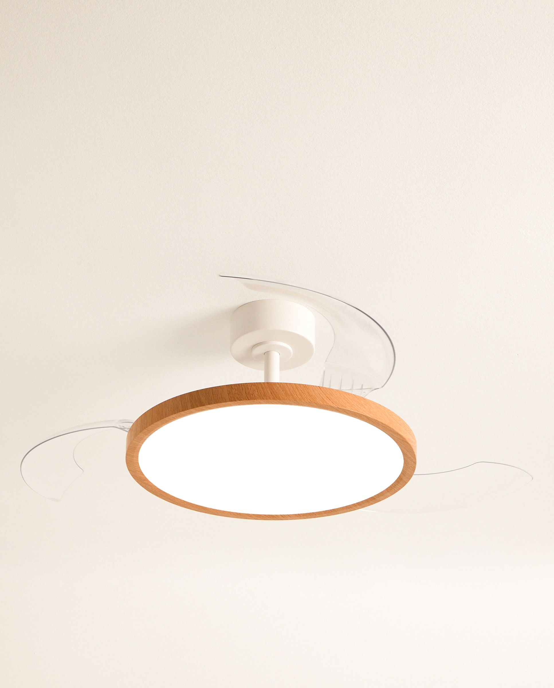 Ventoinha de Teto com Luz LED e Motor DC Menorca Natural-4