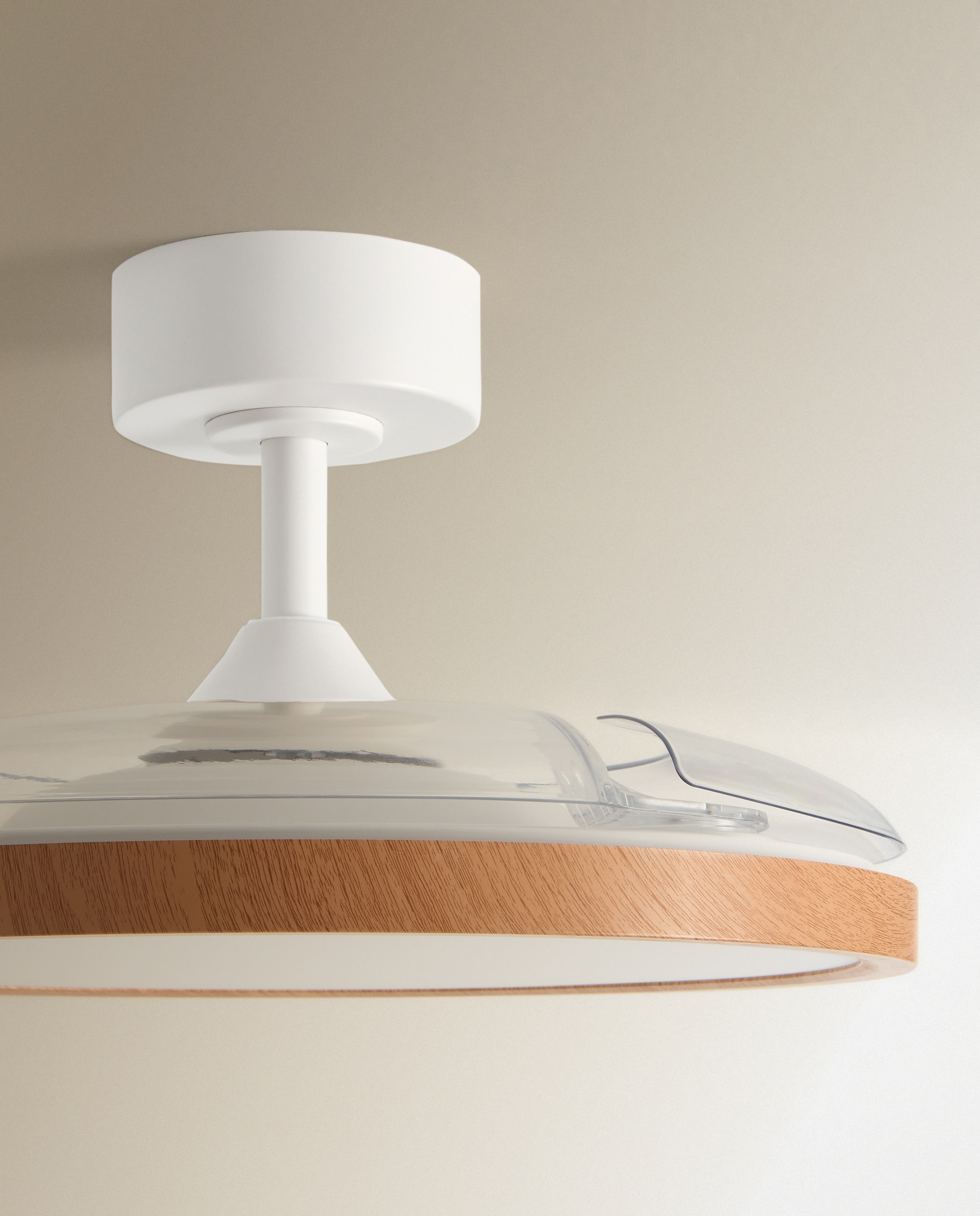 Ventoinha de Teto com Luz LED e Motor DC Menorca Natural-6