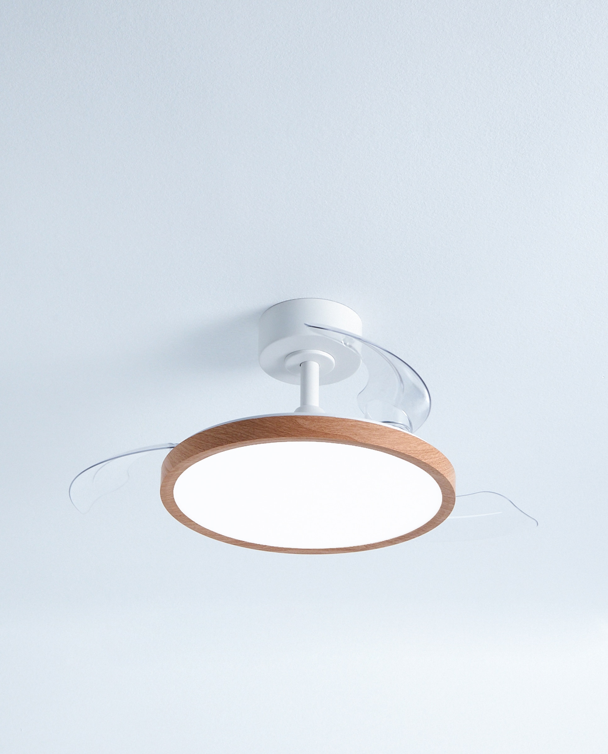 Ventoinha de Teto S com Luz LED e Motor DC Menorca Natural-5