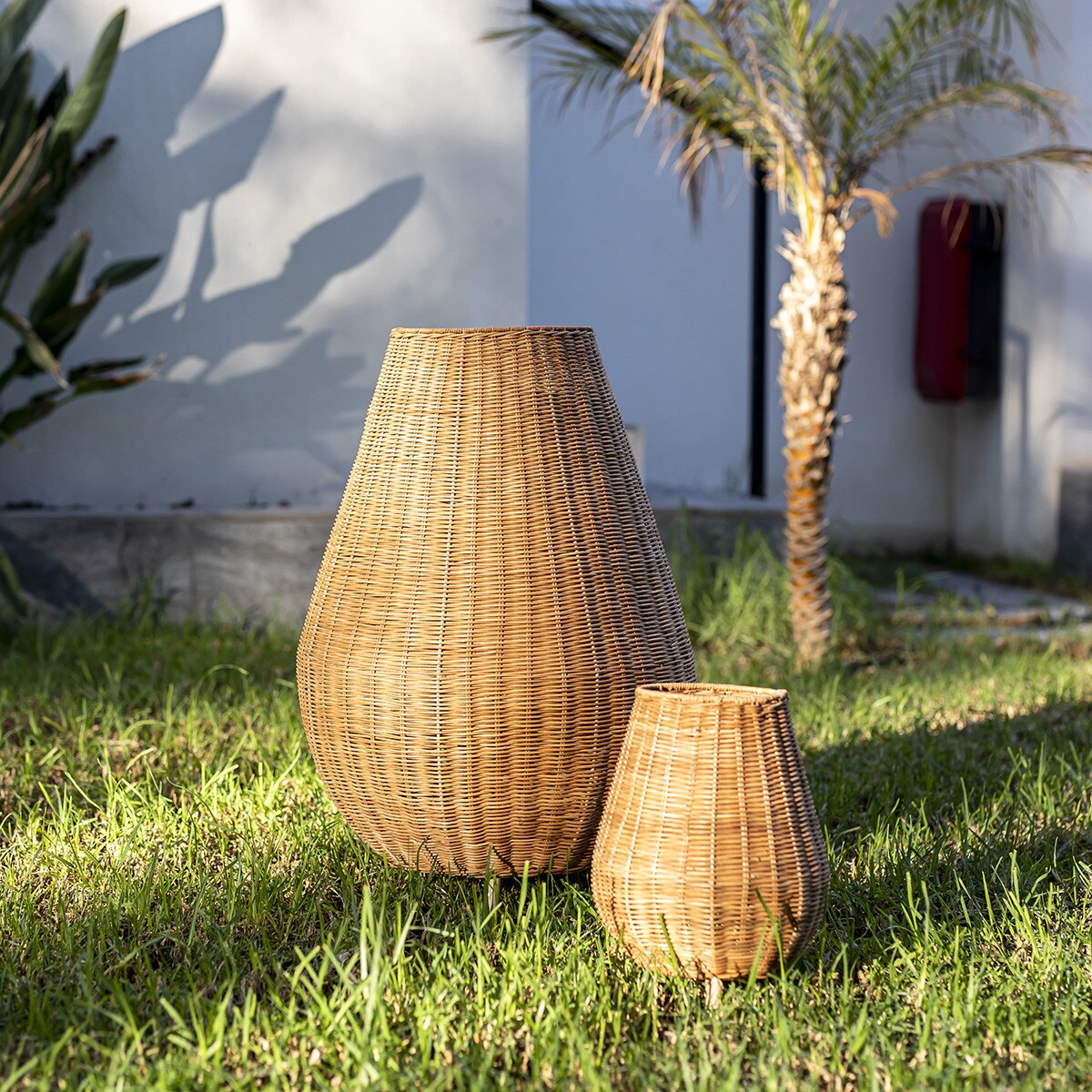 Candeeiro de exterior com LED integrado Saona Natural-3