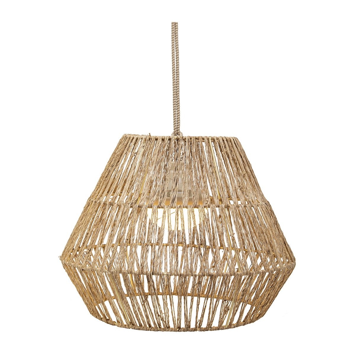 Candeeiro de teto para exterior com LED integrado Sisine Natural-1