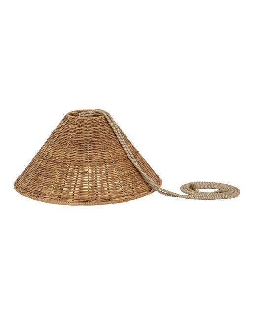 Candeeiro de teto para exterior com LED integrado Calobra Natural-2