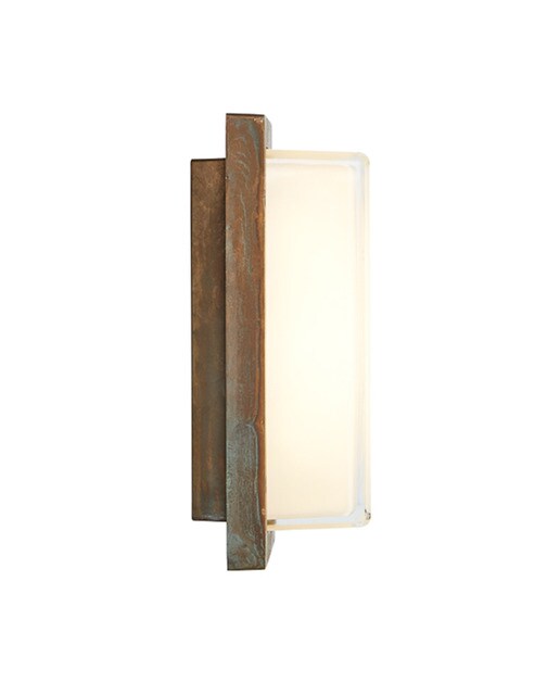 Aplique de exterior com moldura lateral Ice Cubic Moretti Latão-3