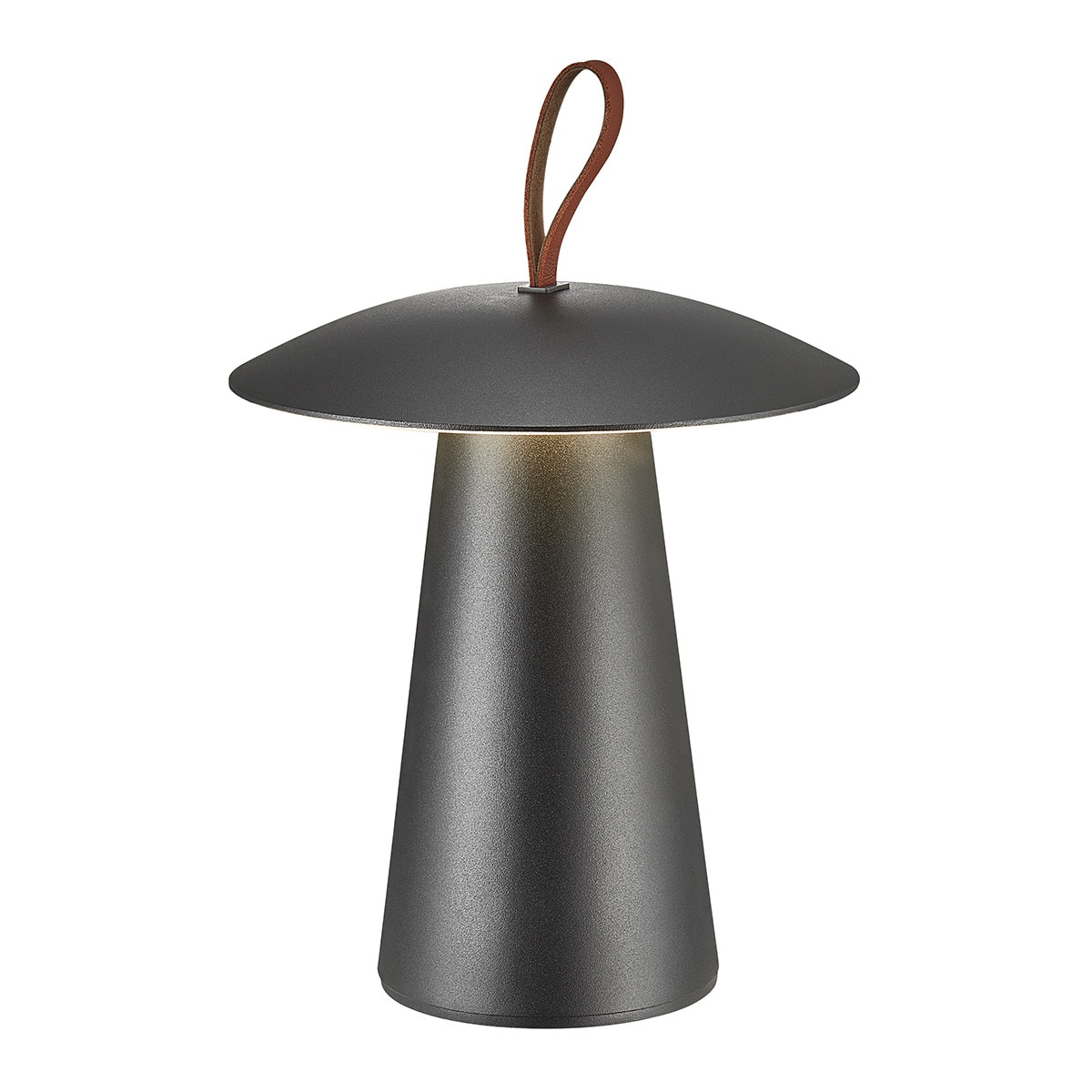 Candeeiro de Mesa Exterior com LED Integrado Ara Preto-1