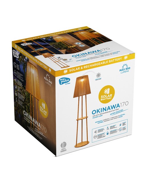 Candeeiro de Pé sem Cabos Okinawa Natural-6