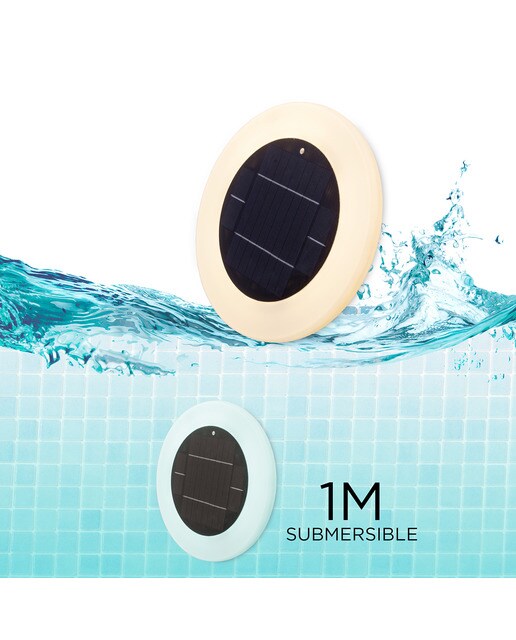 Luz sem fios Papaya 30 Solar New Garden Branco-5