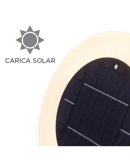 Luz sem fios Papaya 30 Solar New Garden Branco-6