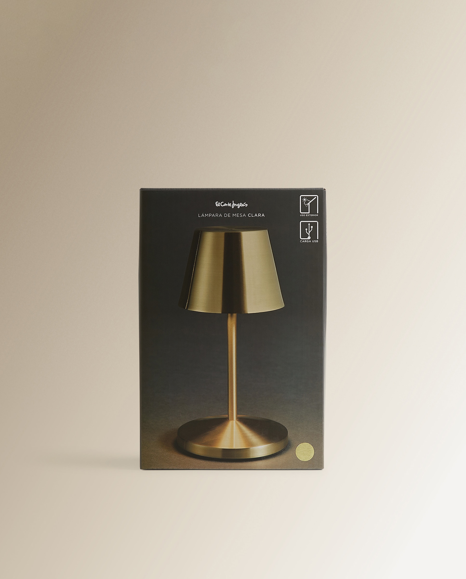 Candeeiro de Mesa Exterior Portátil Clara Ouro-7