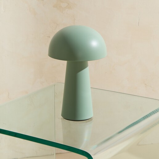Lámpara de mesa exterior portátil Amaya beige El Corte Inglés