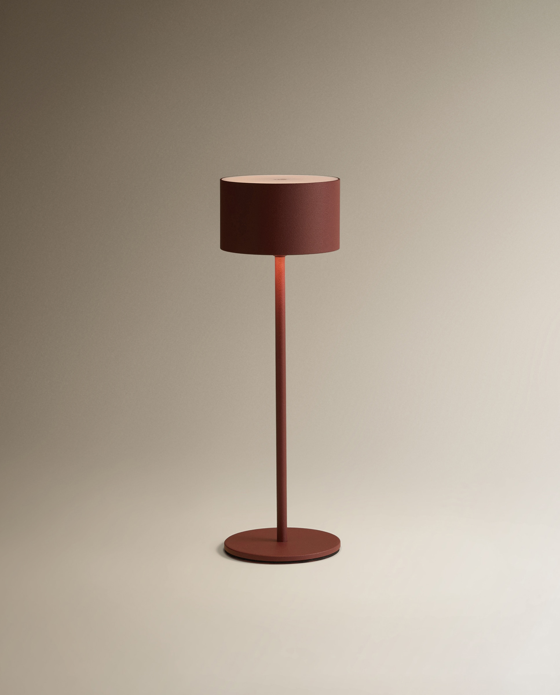 Candeeiro de Mesa Exterior Portátil Ana - Vermelho Vermelho-3