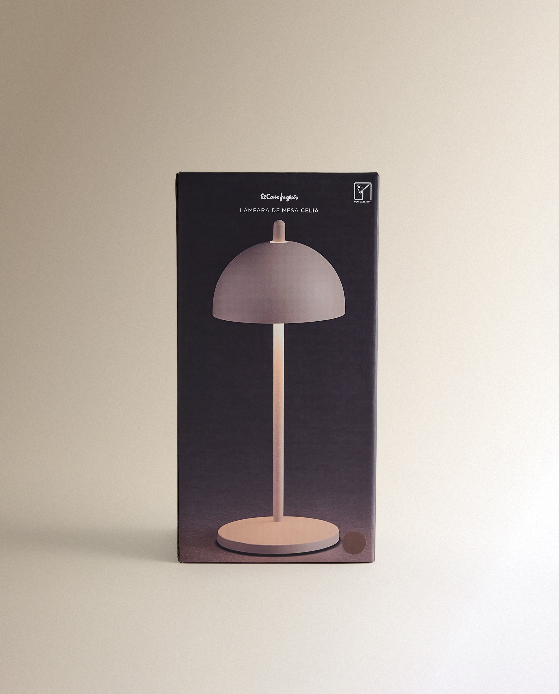 Candeeiro de Mesa Exterior com LED Integrado Celia Castanho-6