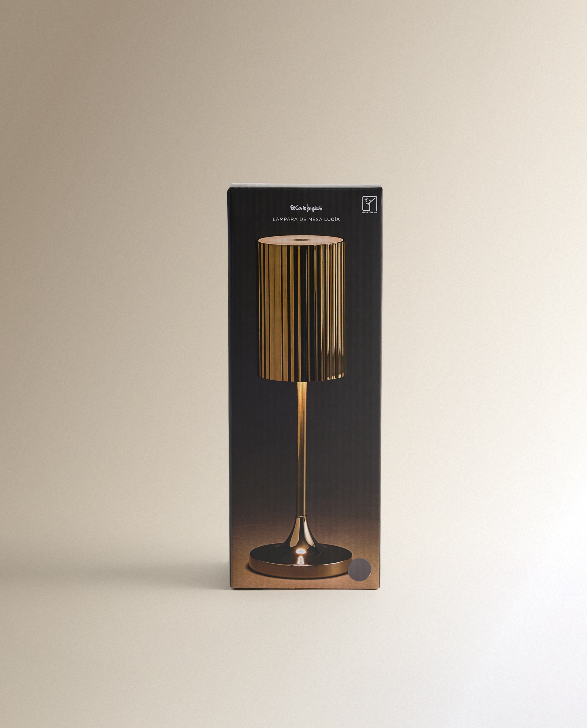 Lámpara de mesa exterior con LED integrado Lucía - Plata Plata-6