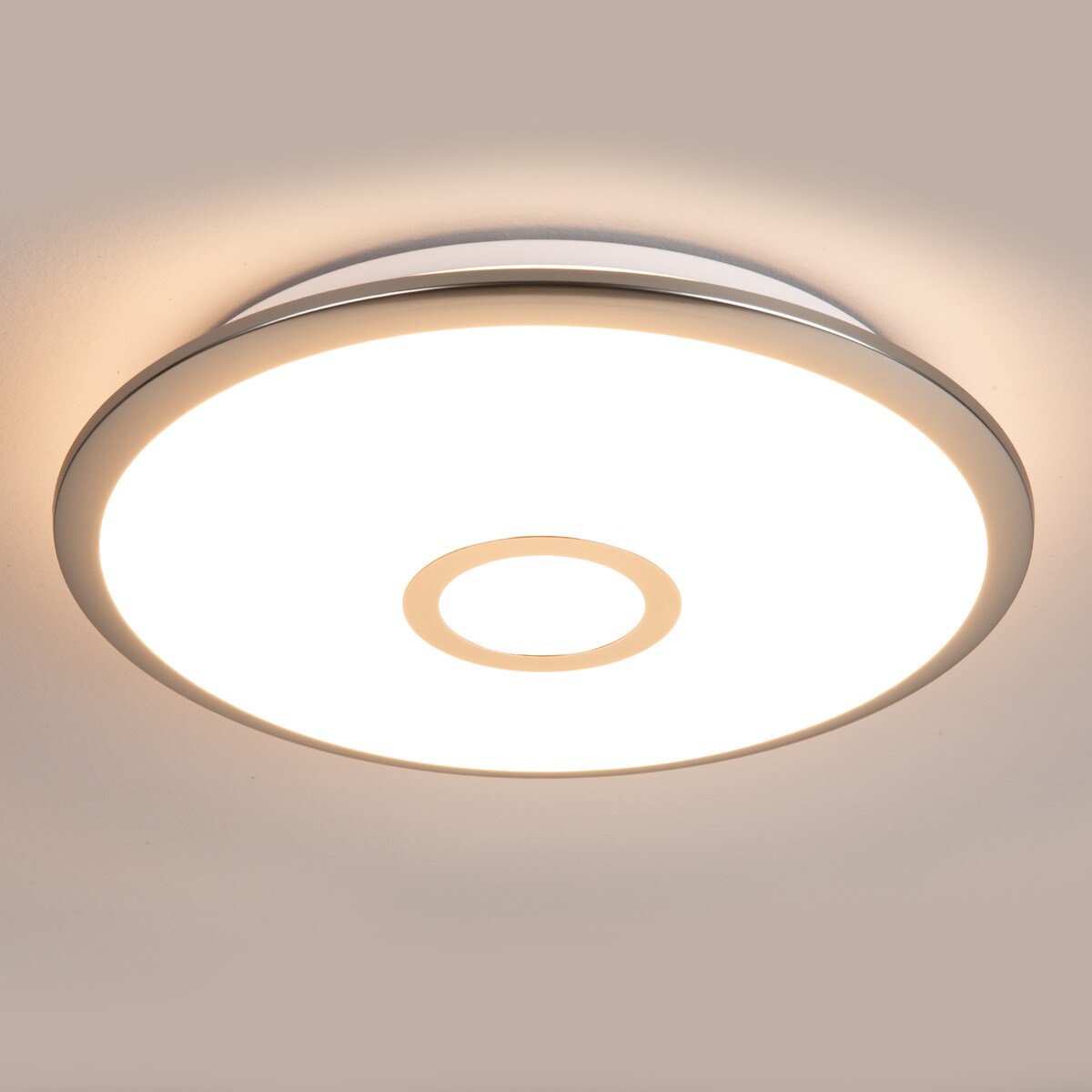 Candeeiro com LED integrado Biso Branco-2