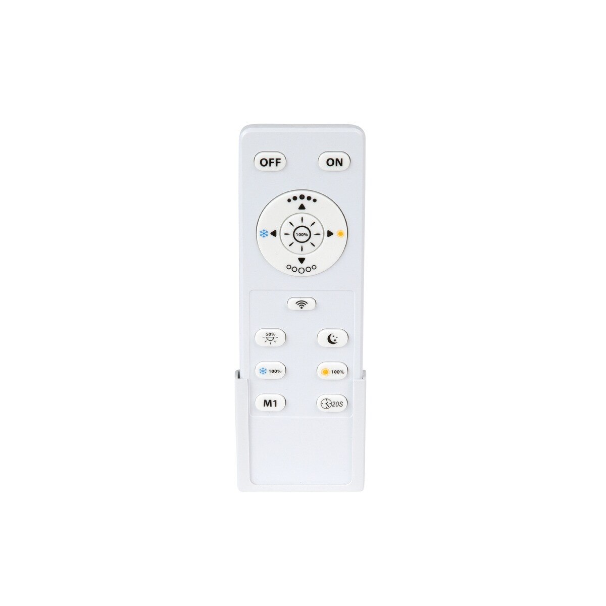 Candeeiro com LED integrado Biso Branco-3