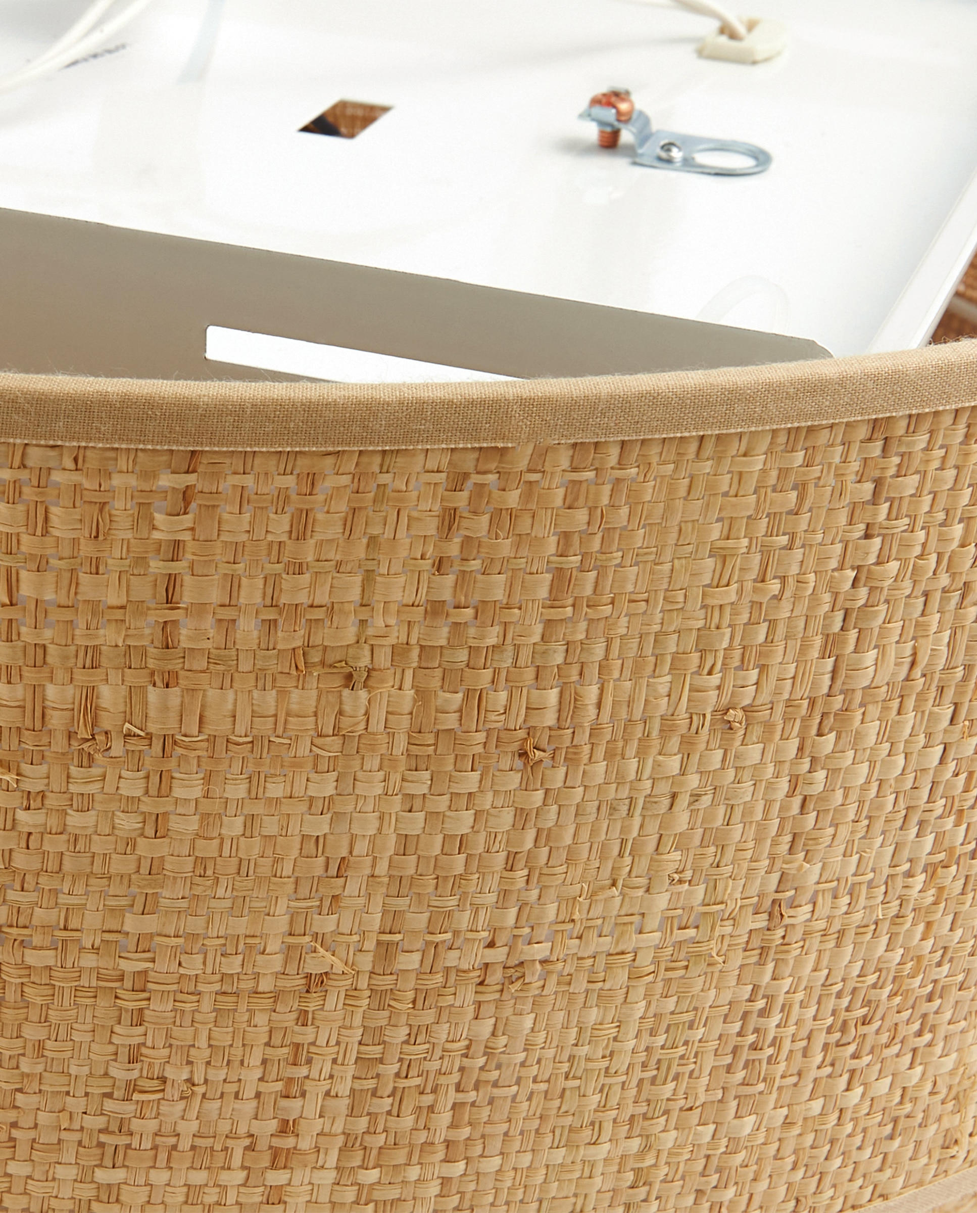 Candeeiro de tecto Ráfia Bege-3