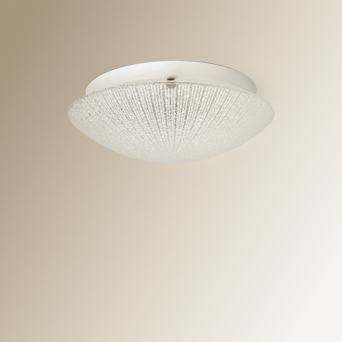 Candeeiro de Teto com LED Integrado Calista Transparente-1