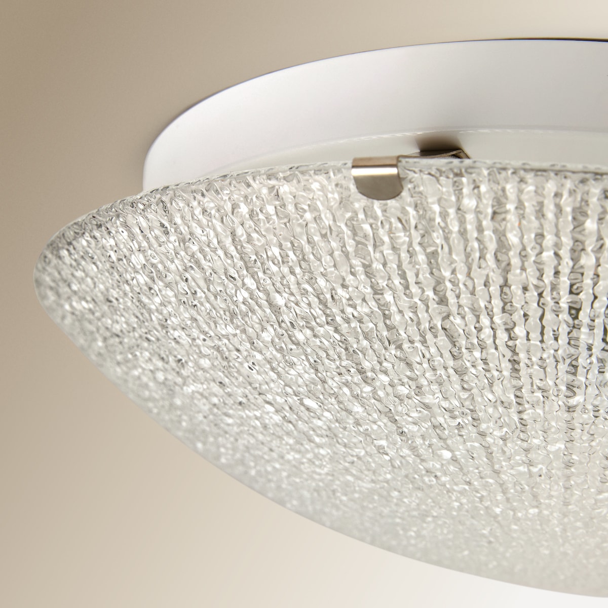 Candeeiro de Teto com LED Integrado Calista Transparente-3