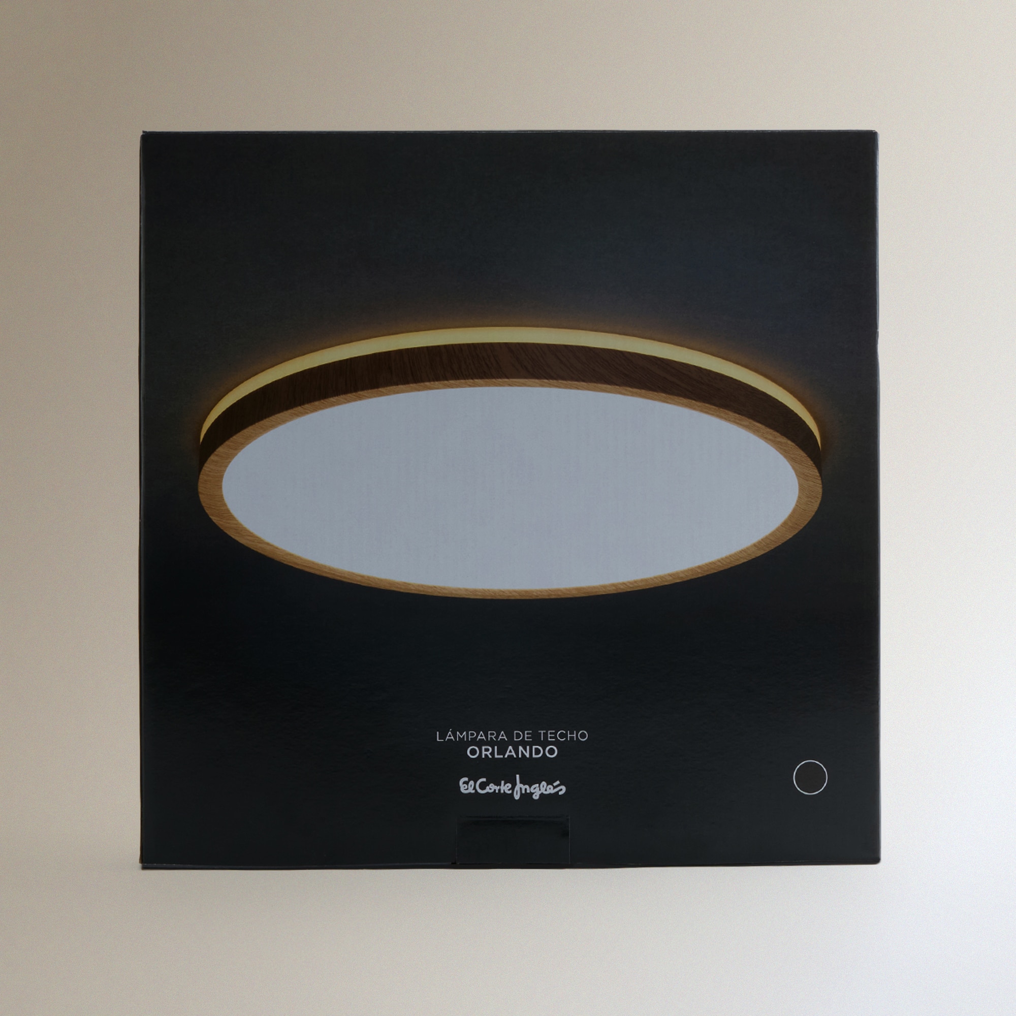 Candeeiro com LED Integrado 26 + 6 W Orlando Preto-4