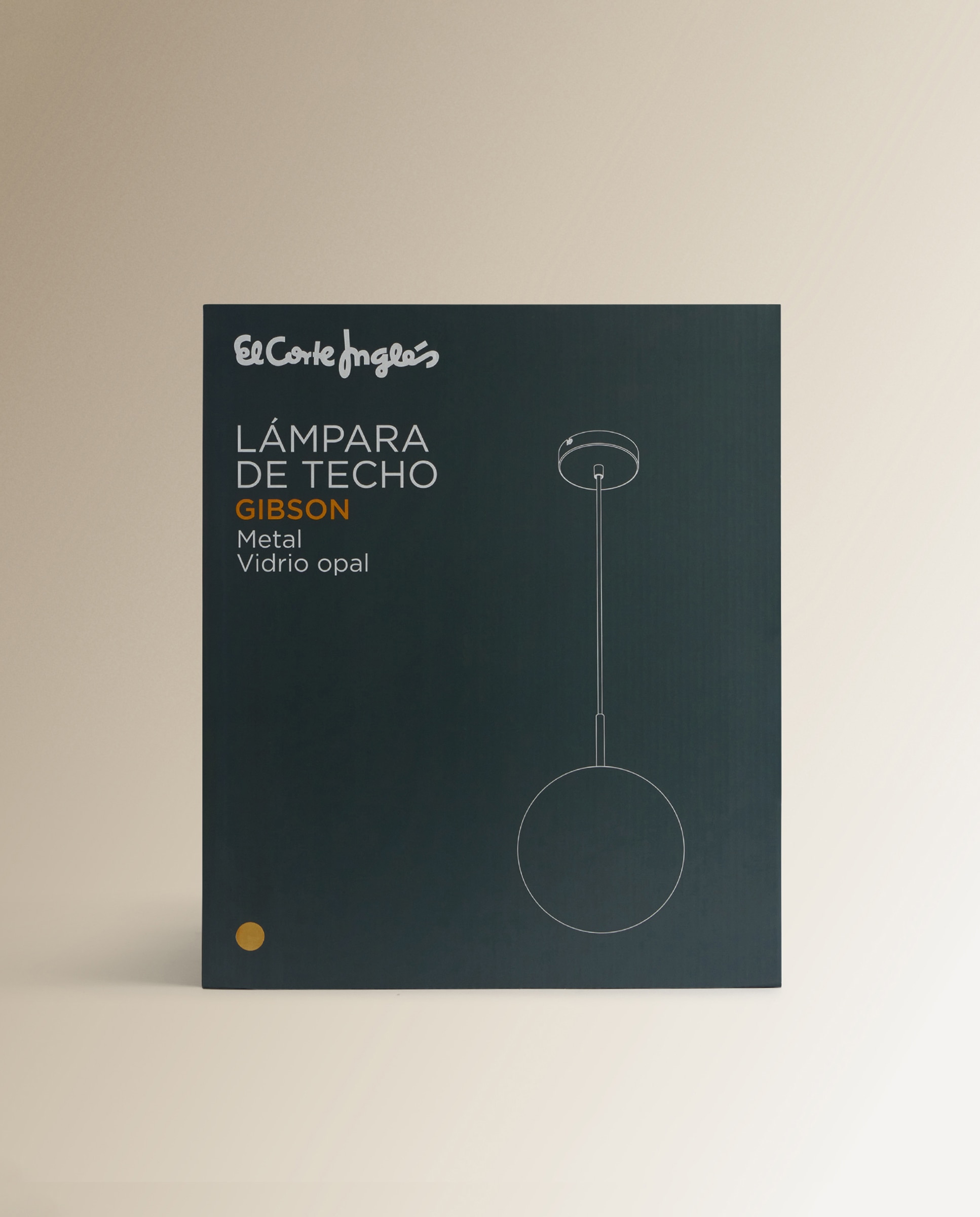 Candeeiro de tecto Gibson Ouro-6