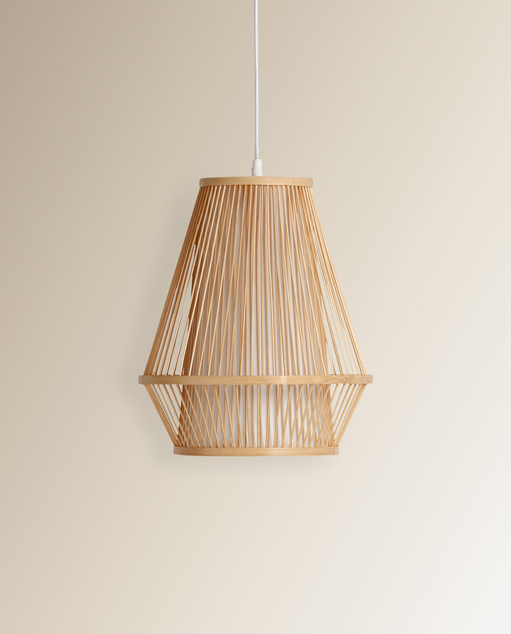 Imagem 0 de Candeeiro de tecto de bambu pequeno Kobe