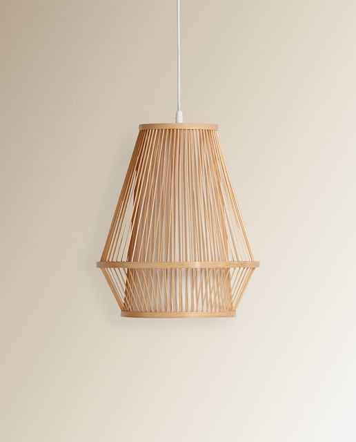 Imagem 0 de Candeeiro de tecto de bambu pequeno Kobe