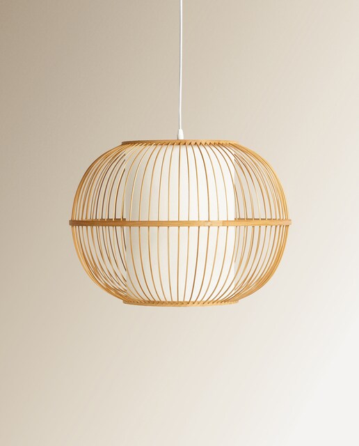 Imagem 0 de Candeeiro de tecto de bambu grande Kobe
