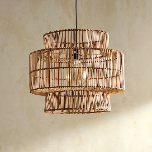 Imagem 0 de Candeeiro de tecto de vime Mango