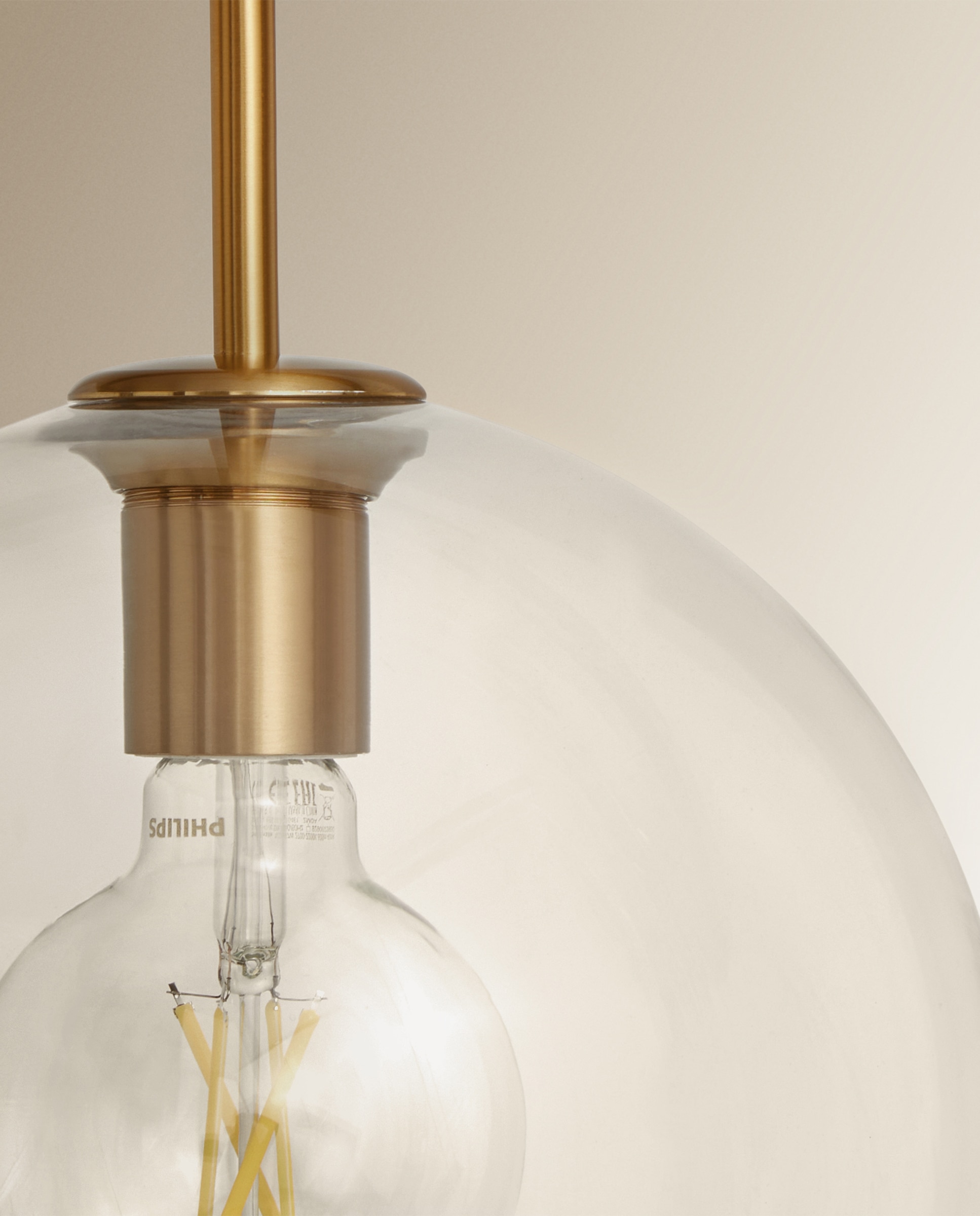 Candeeiro de Teto de Cristal Prado Dourado-5