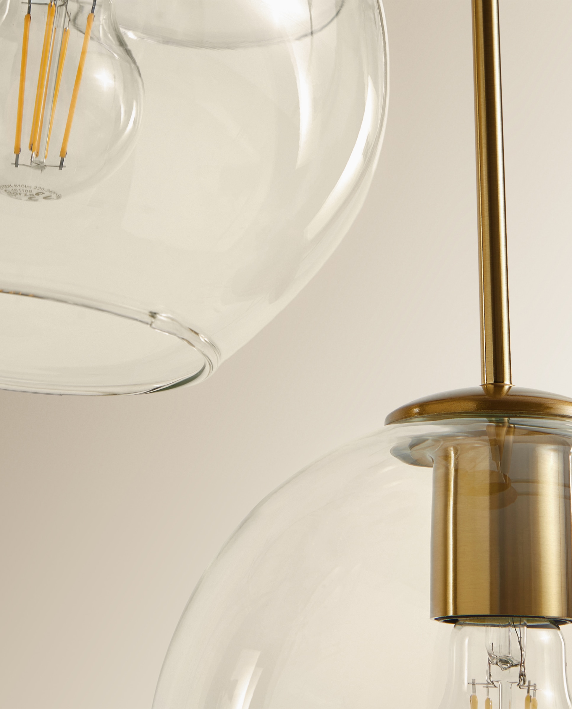 Candeeiro Candelabro de Cristal e Metal Prado Ouro-5