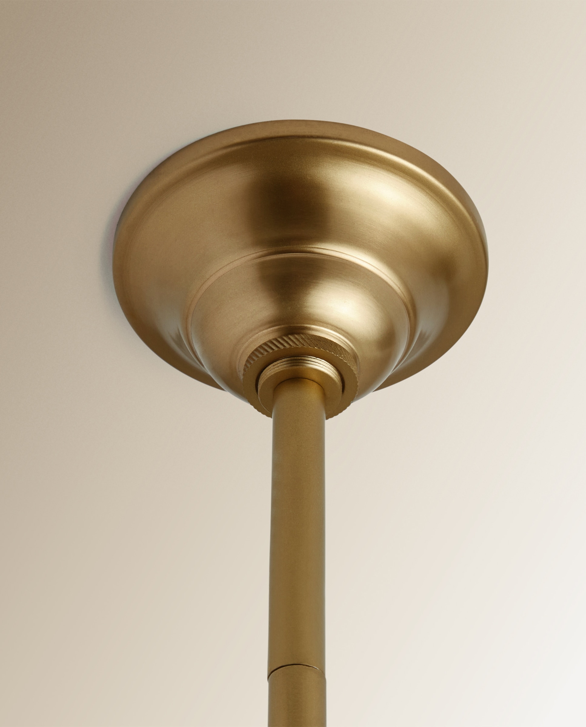 Candeeiro Chandelier de Vidro Rialto Ouro-6