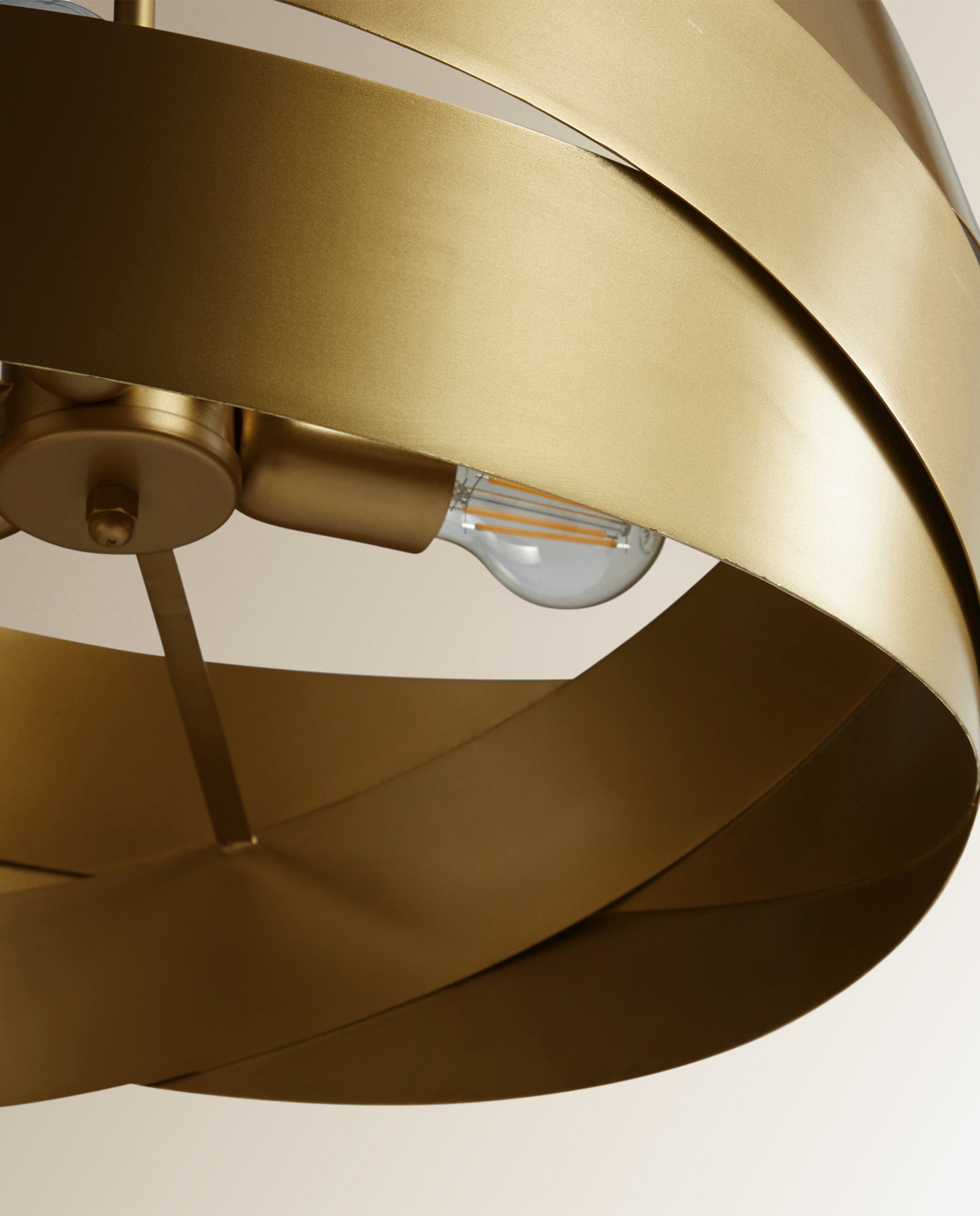 Candeeiro de Teto Tribeca Ouro-4