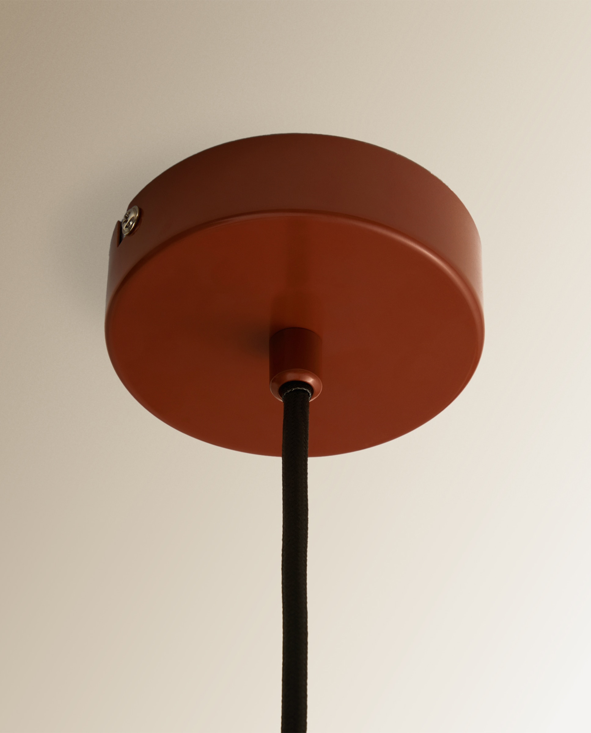 Candeeiro de Teto de Metal Larsen - Vermelho Vermelho-5