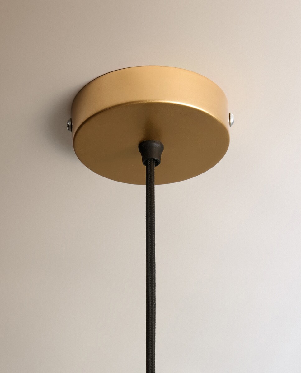 Candeeiro de Teto Bola Andrea Ouro-5