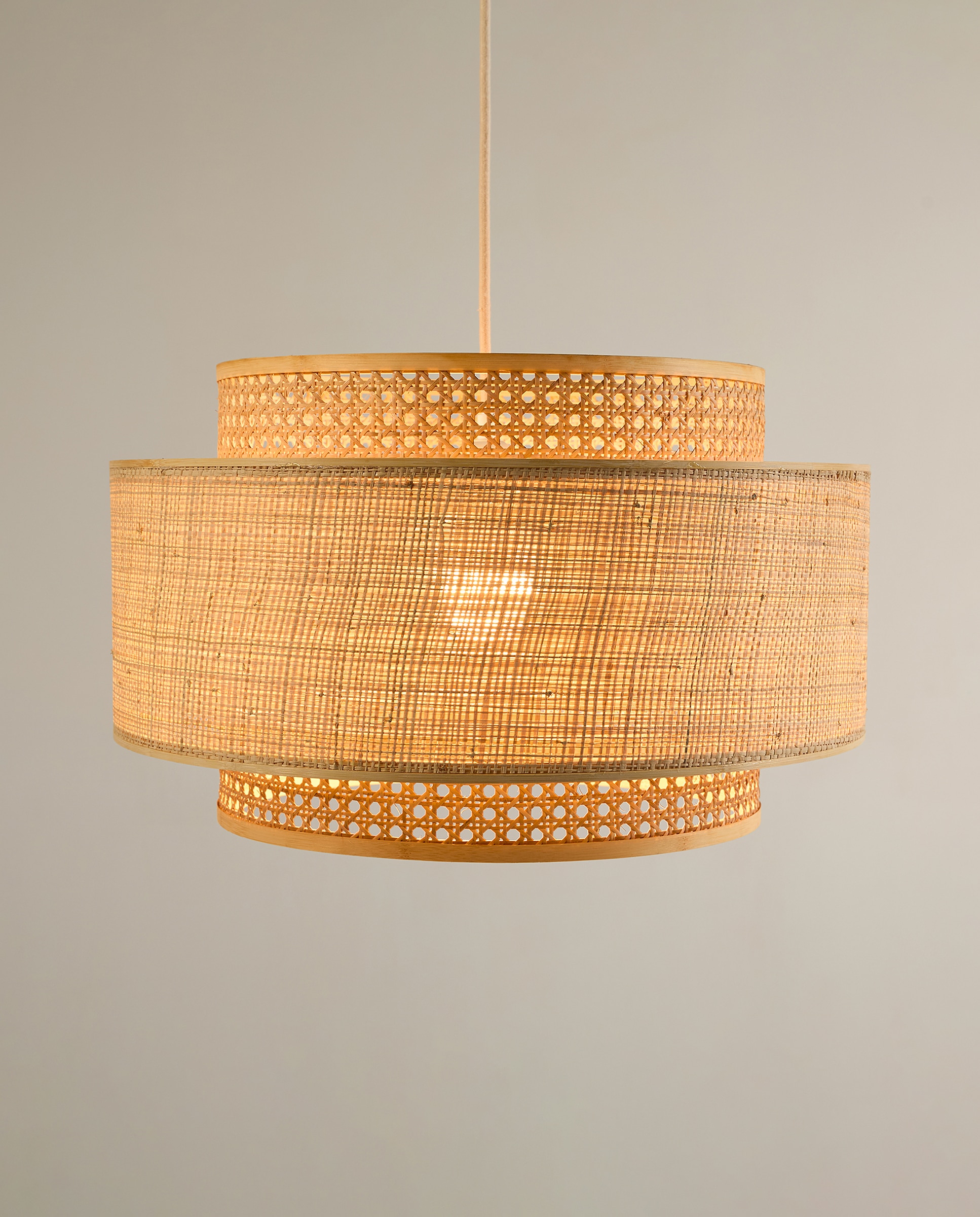 Candeeiro Teto Duplo Mallorca Natural-3