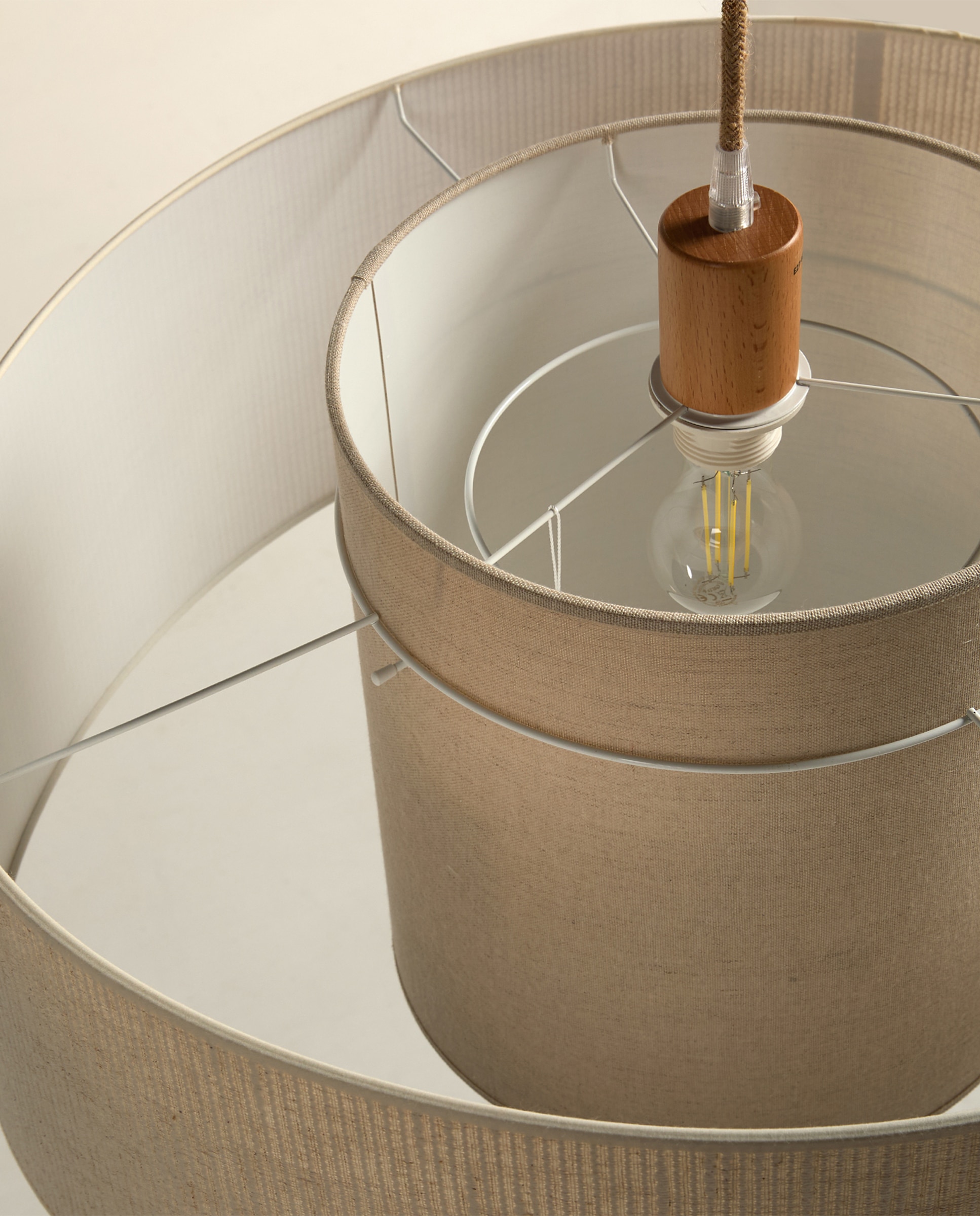 Candeeiro de Teto Fado Cru-4