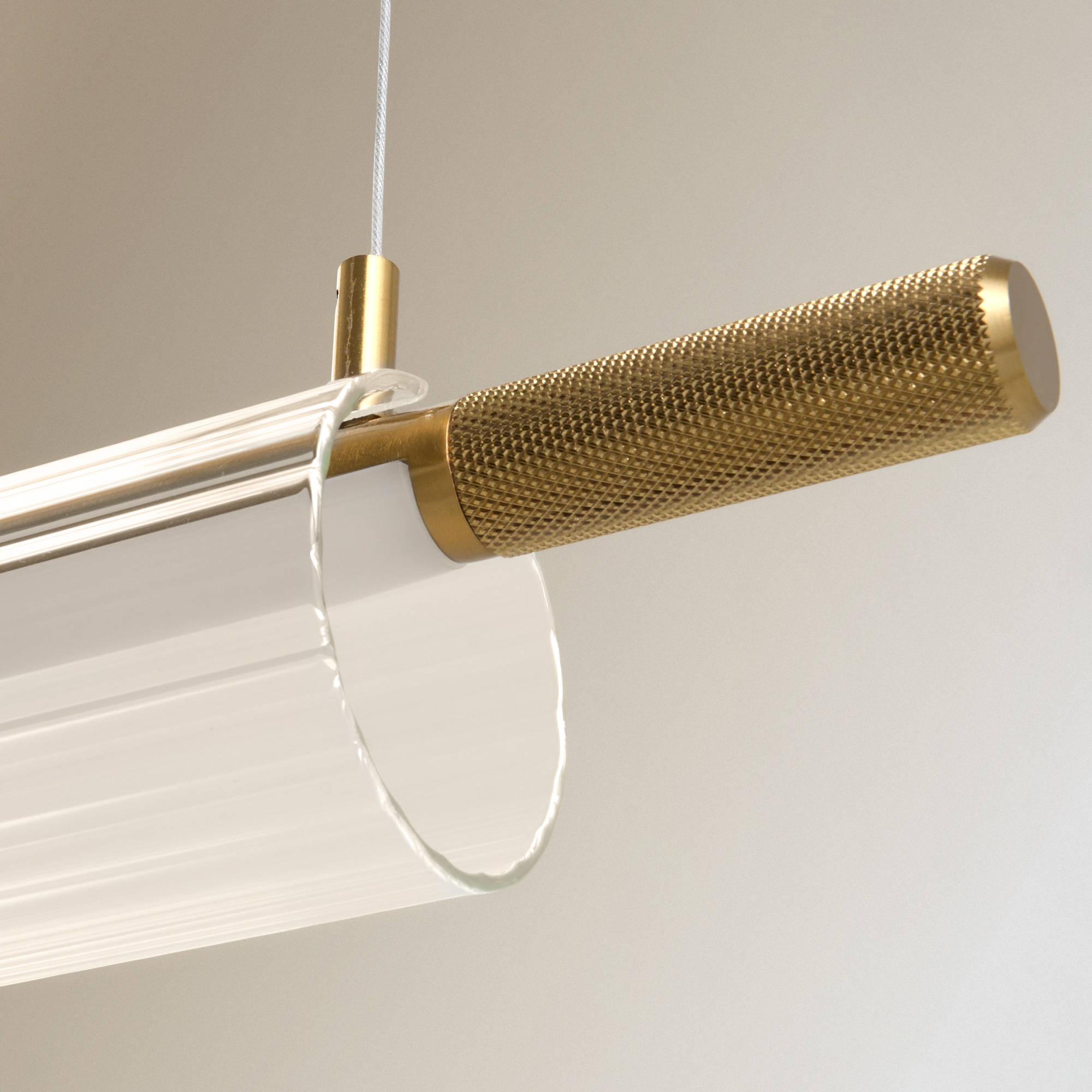 Barra LED de Cristal Branson Ouro-5